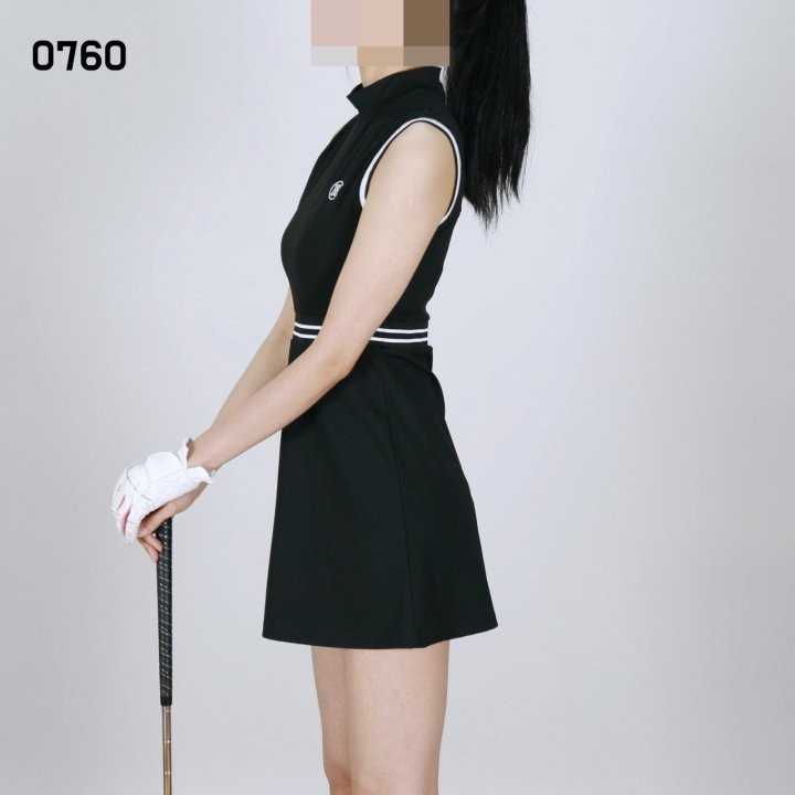 지포어 여자 0760 슬리브리스 플레어 드레스 원피스(2color)