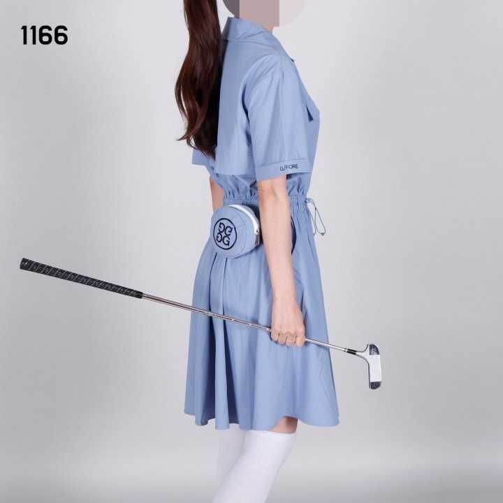 지포어 여자 1166 실키 포켓 반팔 원피스(2color)