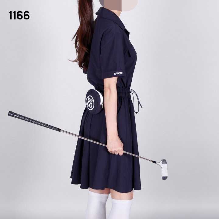 지포어 여자 1166 실키 포켓 반팔 원피스(2color)