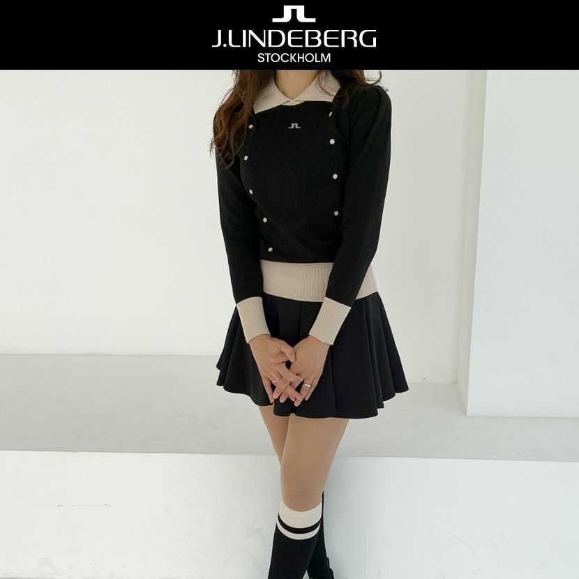 제이린드버그 여성 양버튼 카라 긴팔(2color)