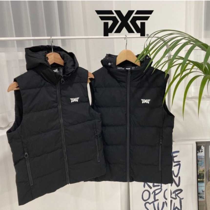 PXG 덕다운 커플후드베스트