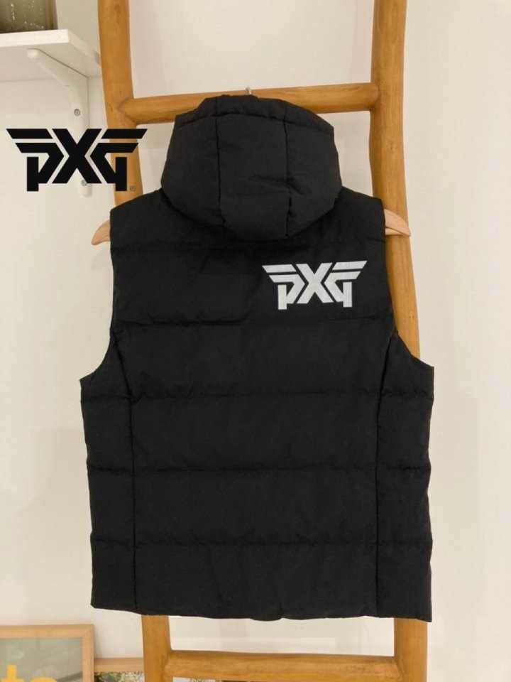PXG 덕다운 커플후드베스트
