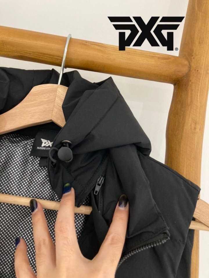 PXG 덕다운 커플후드베스트