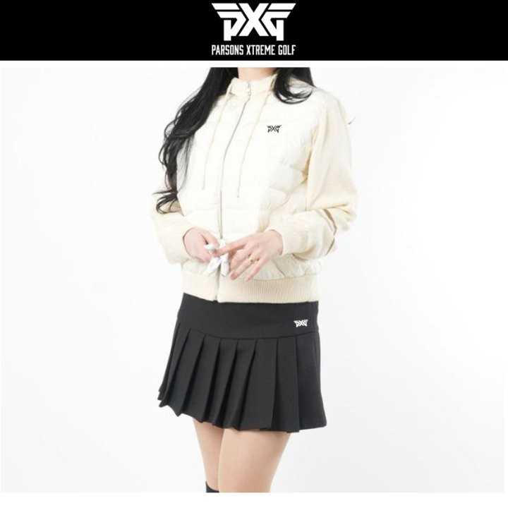 PXG 덕다운 니트 후드패딩(3color)