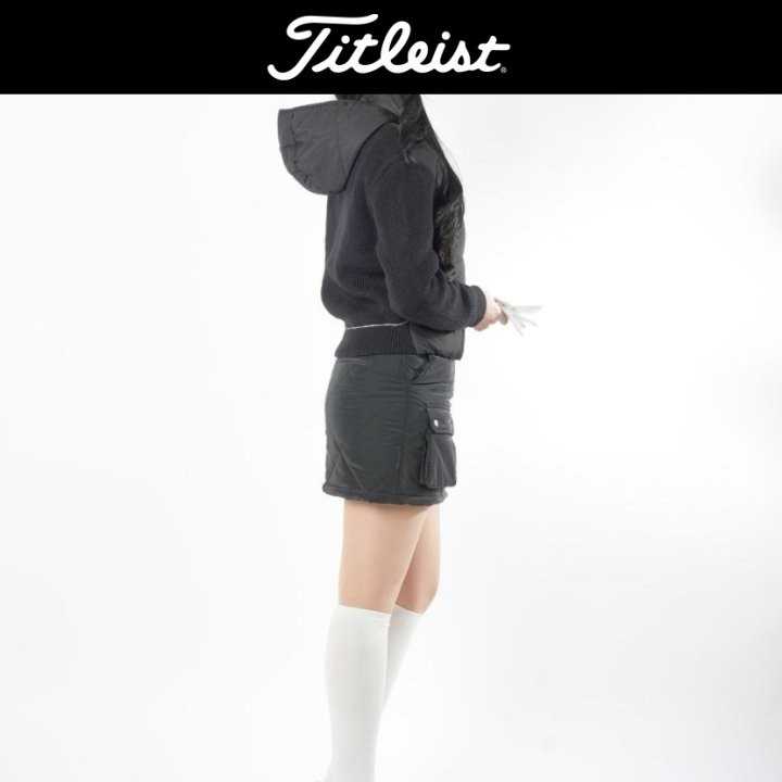 타이틀리스트 여성 소매라인 후드 덕다운 집업(3color)