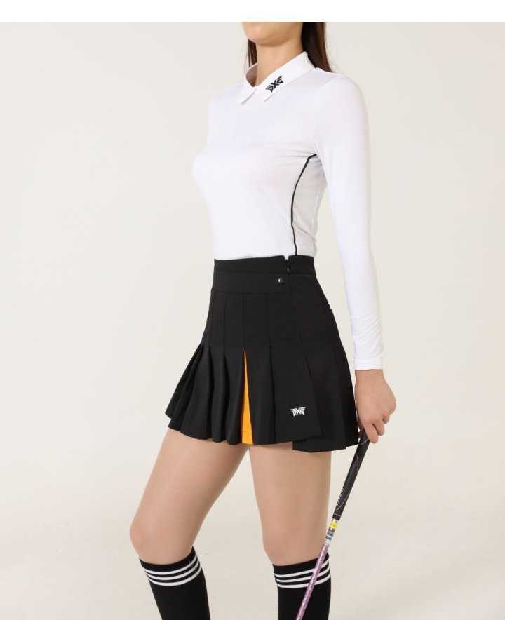 PXG 수입 우먼 쿨링 카라 롱슬리브 티셔츠(2color)