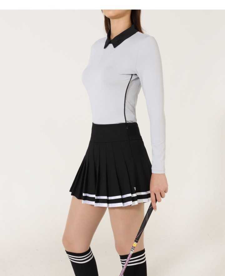 PXG 수입 우먼 쿨링 카라 롱슬리브 티셔츠(2color)