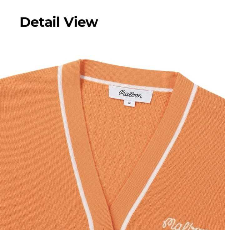말본 여성 V넥 버튼 니트 가디건(2color)