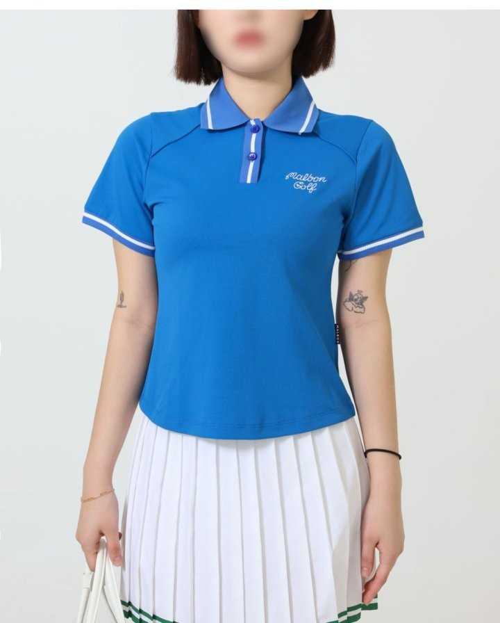 말본 여성 수입 트래블 피케 티셔츠(3color)
