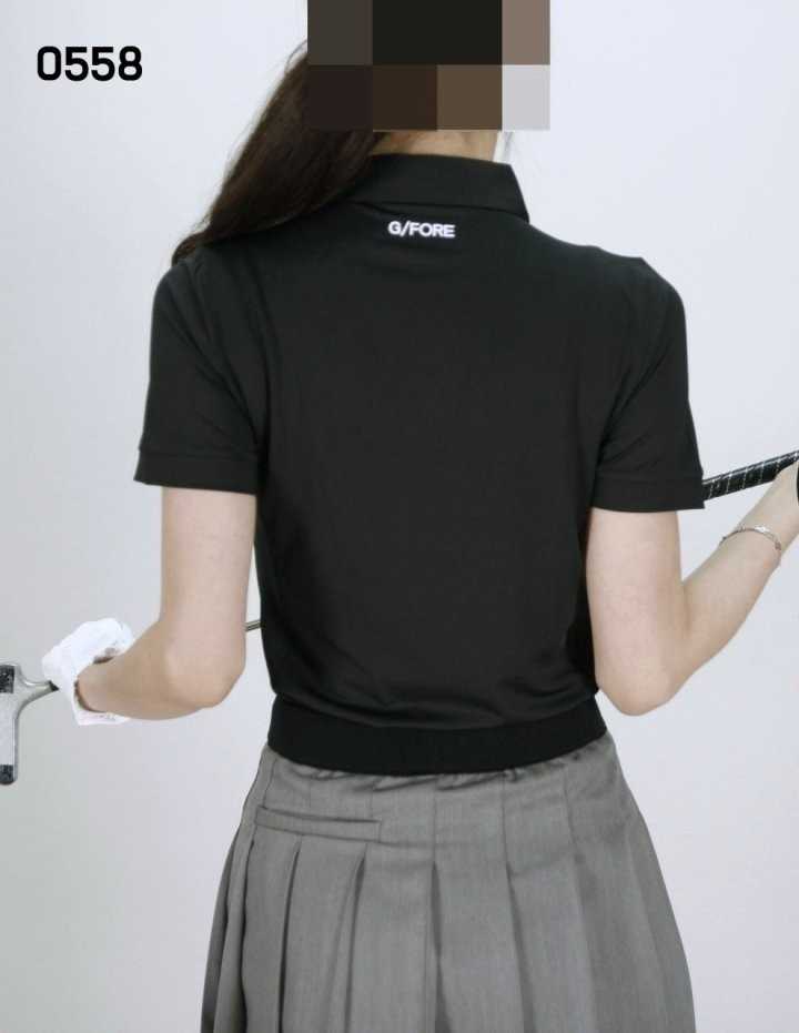 지포어 여자 0558 무지 반팔 카라티(2color)