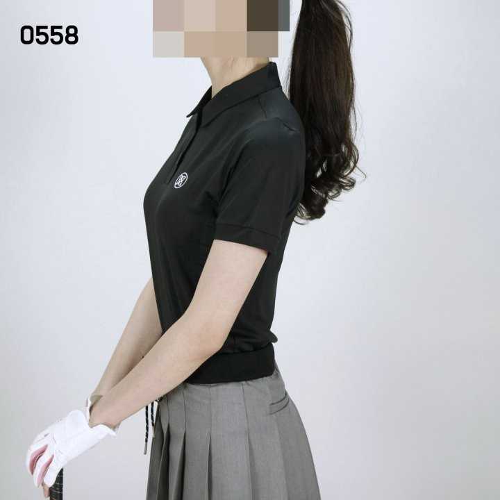 지포어 여자 0558 무지 반팔 카라티(2color)