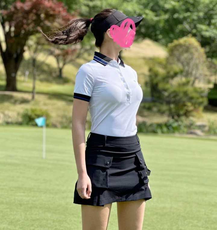 지포어 여성 소프트 피케 티셔츠(2color)