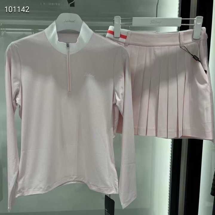 타이틀리스트 여성 하프 지퍼 여름 셔츠(3color)