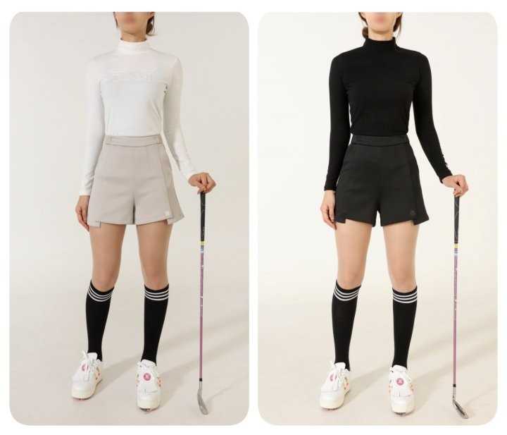PXG 수입 우먼 하이넥 롱 슬라브 이너 티셔츠(2color)