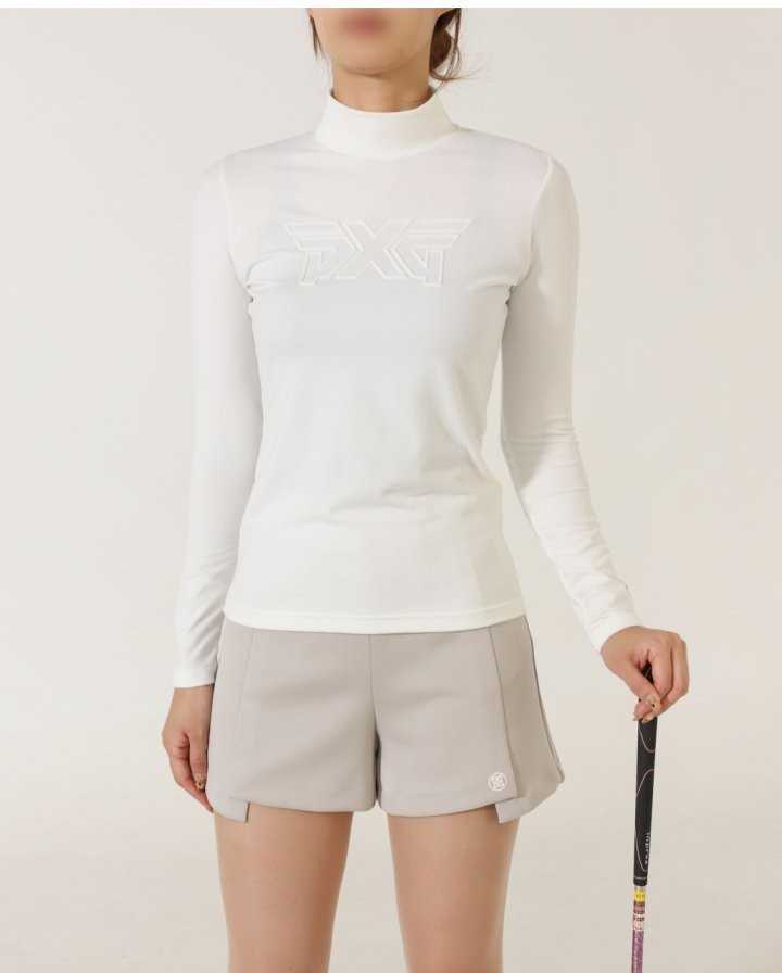PXG 수입 우먼 하이넥 롱 슬라브 이너 티셔츠(2color)