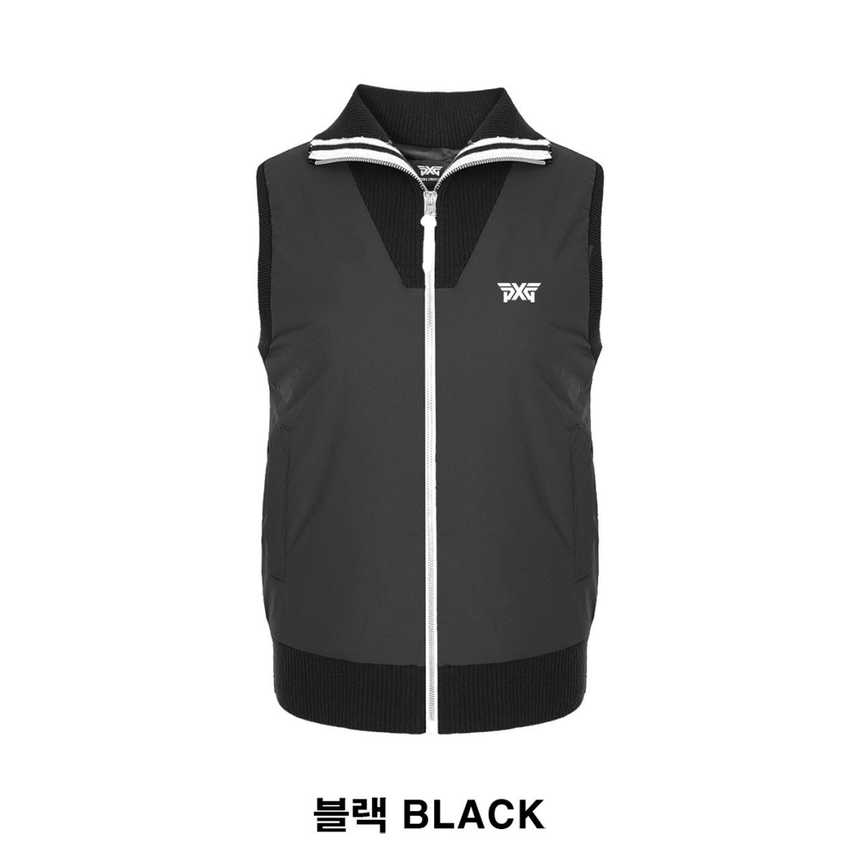 PXG 여성 우븐 풀집업 방풍 조끼(3color)