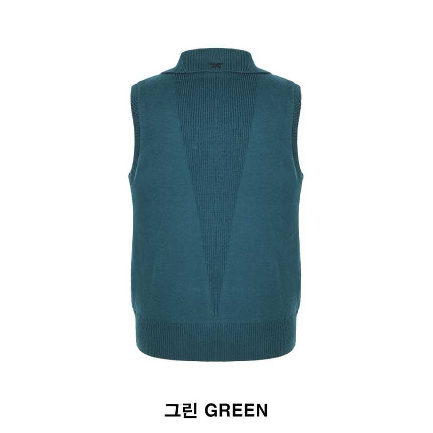 PXG 여성 우븐 풀집업 방풍 조끼(3color)
