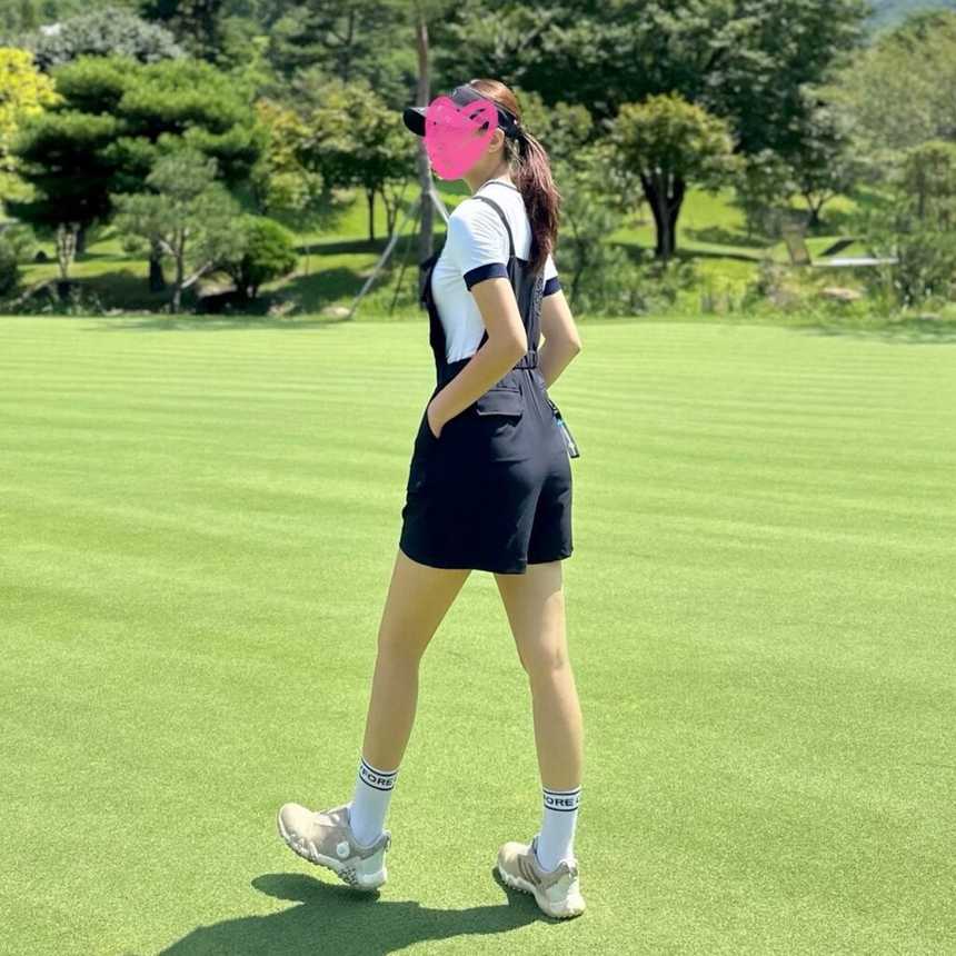 지포어 여성 우븐 오버롤