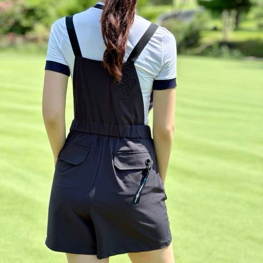 지포어 여성 우븐 오버롤