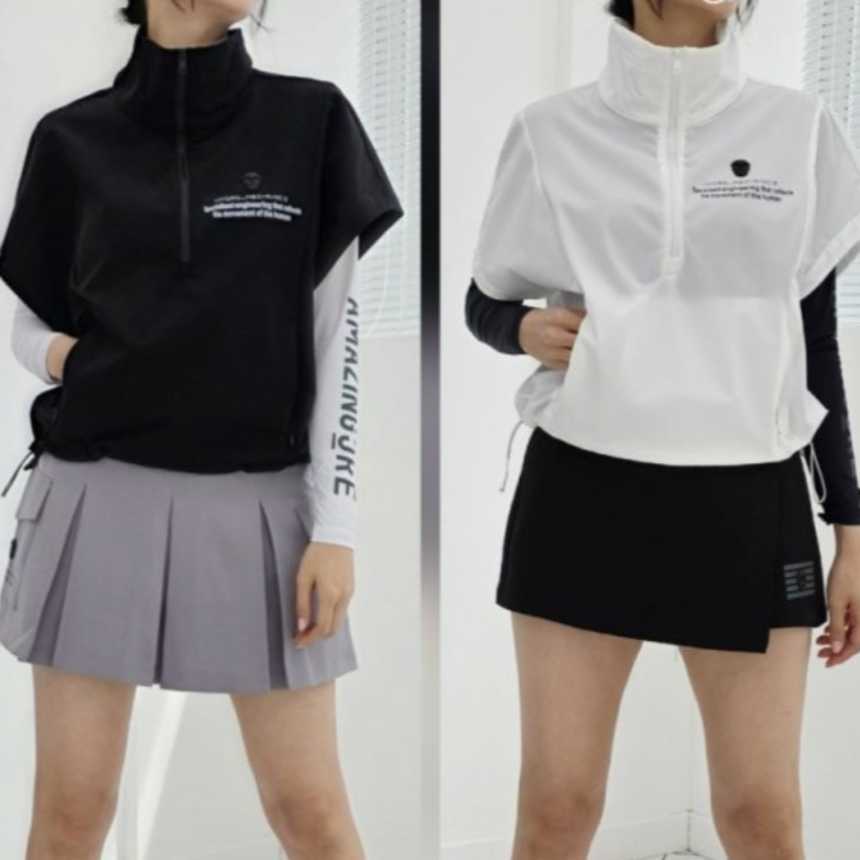 어메이징크리 여성 에어서킷 경량 V핏 베스트(2color)