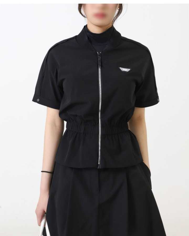PXG 여성 허리셔링 롱 블레이저 자켓(2color)