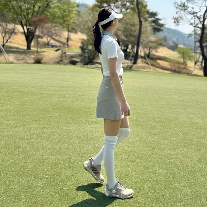 PXG 우먼 썸머 쿨 폴로 숏 슬리브 티셔츠