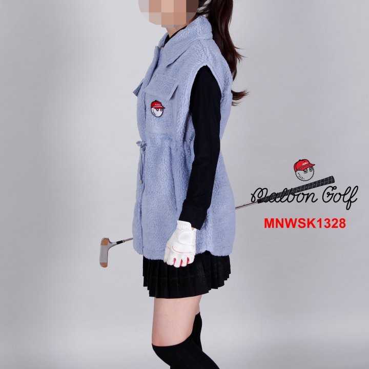 말본 여자 MNWSK1328 버킷 양털 베스트 조끼(2color)