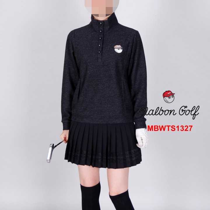 말본 여자 MBWTS1327 반목 플리스 티셔츠(2color)