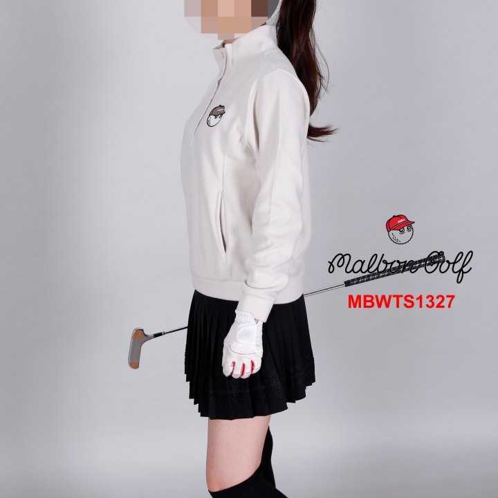 말본 여자 MBWTS1327 반목 플리스 티셔츠(2color)