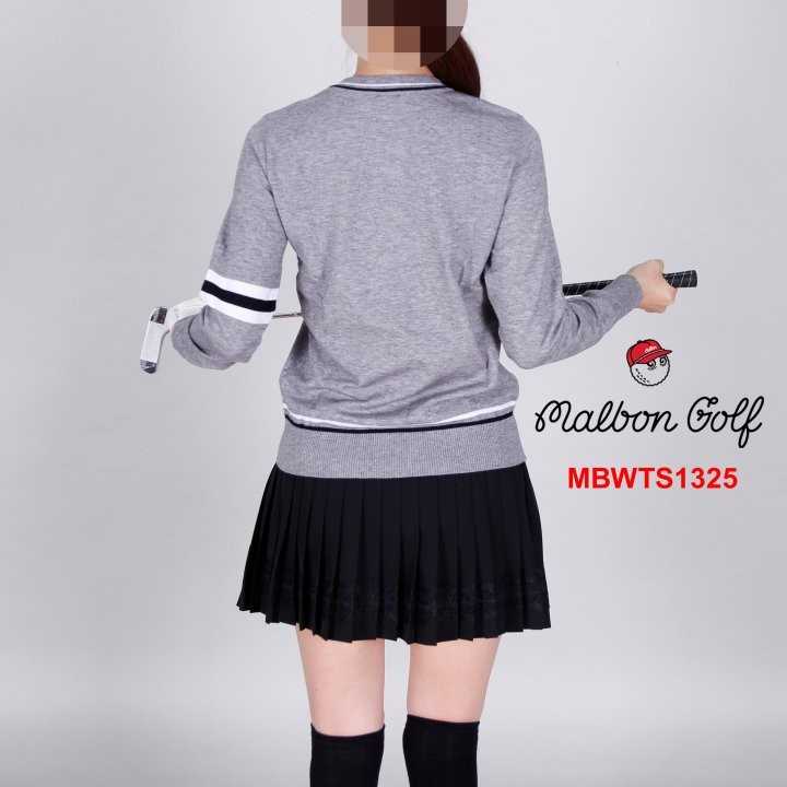 말본 여자 MBWTS1325 라운드 넥 로고 니트 탑(2color)