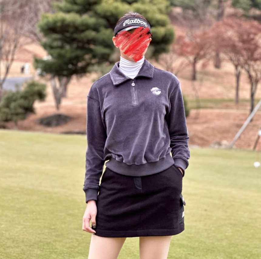말본 여성 버킷 코르듀이 집업 티셔츠(3color)