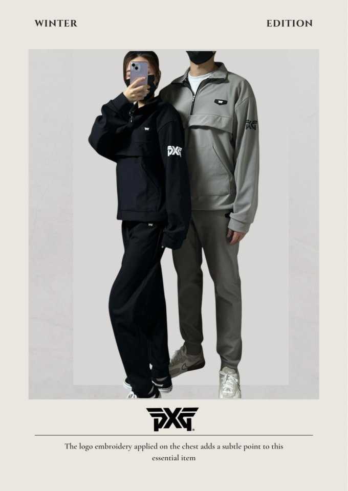 PXG 남녀공용 기모 아노락 세트(2color)