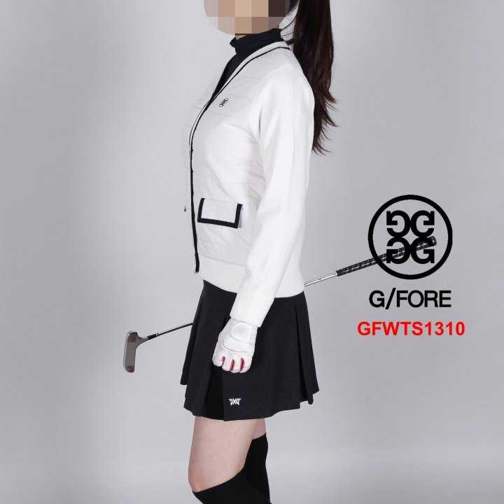 지포어 여성 GFWTS1310 라인 니트 패딩 점퍼(2color)