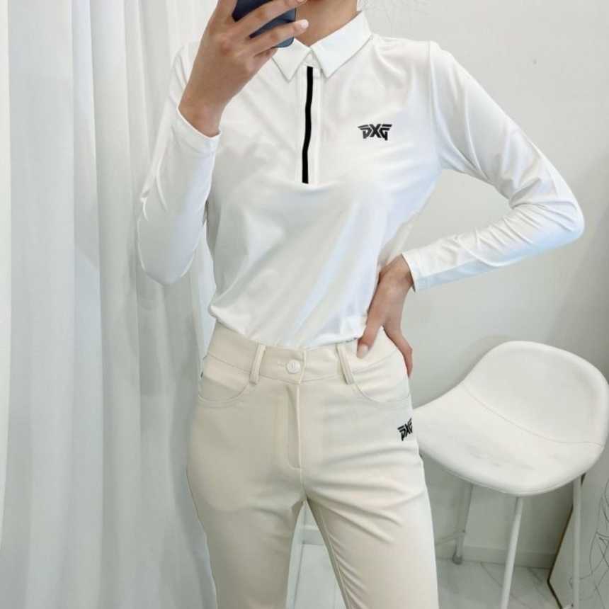PXG 여성 포인트 카라티셔츠(3color)
