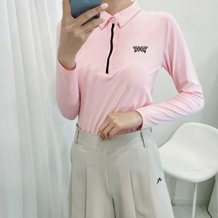 PXG 여성 포인트 카라티셔츠(3color)