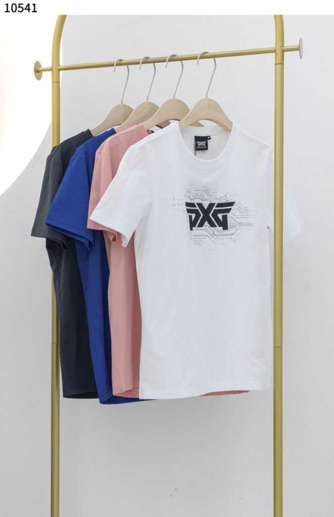 PXG 남여공용 여름 그래픽 라운드 넥 숏 슬리브 티셔츠(4color)