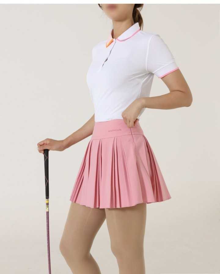 지포어 수입 우먼 콘트라스트 테크 카라 티셔츠