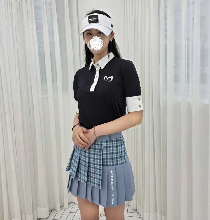 마스터바니 여성 배색 포인트 PK 셔츠(2color)