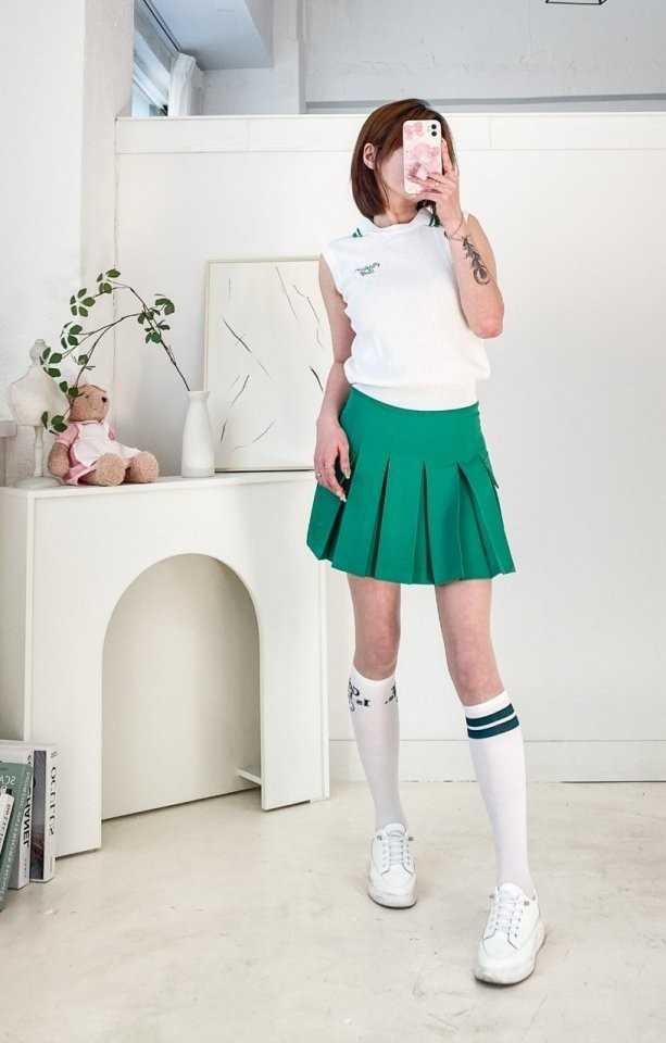 말본 여성 여름 니트 조끼(2color)