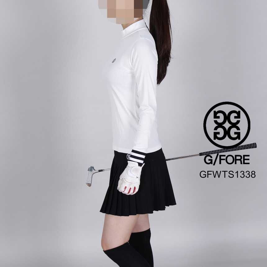 지포어 여자 GFWTS1338 매장판 테크 골지 티셔츠(2color)