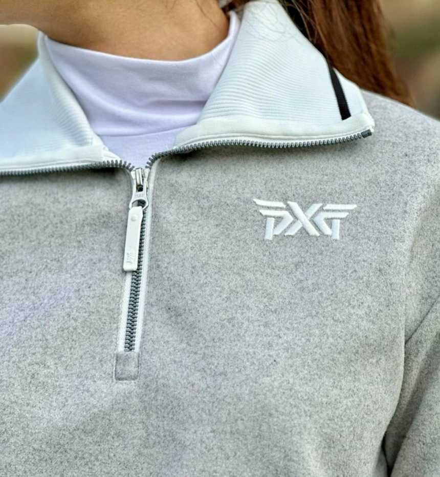 PXG 우먼 윈터 와이드 카라 LS 티셔츠(2color)