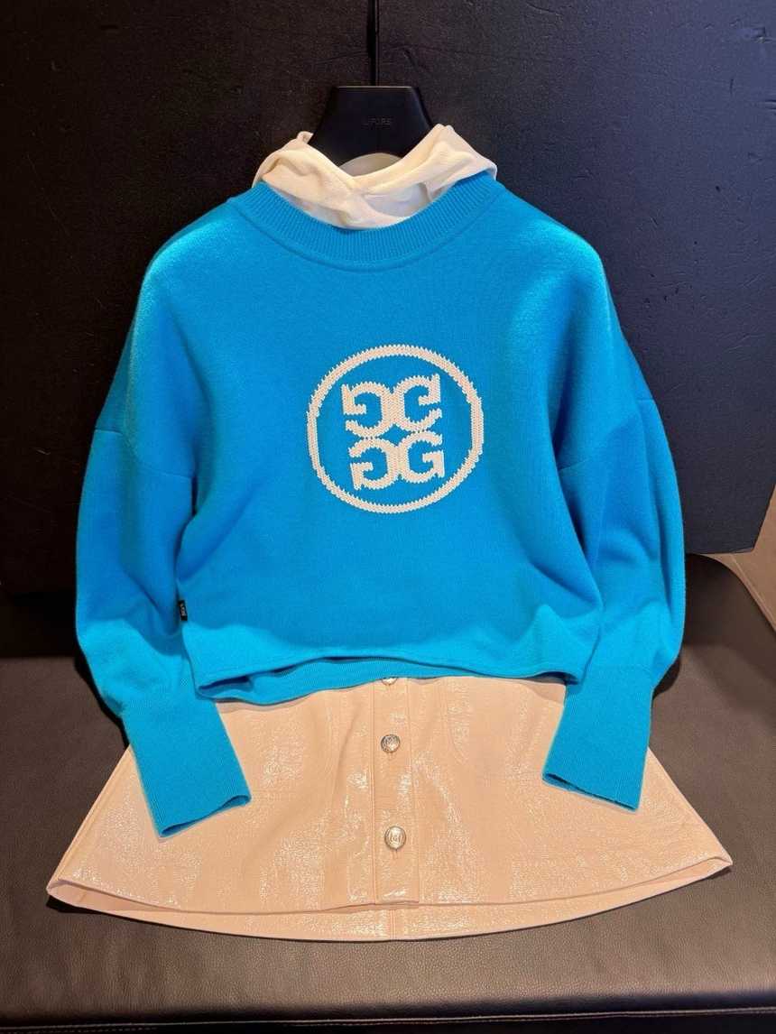 지포어 여성 써클 G’S 크루넥 매장판제품(3color)