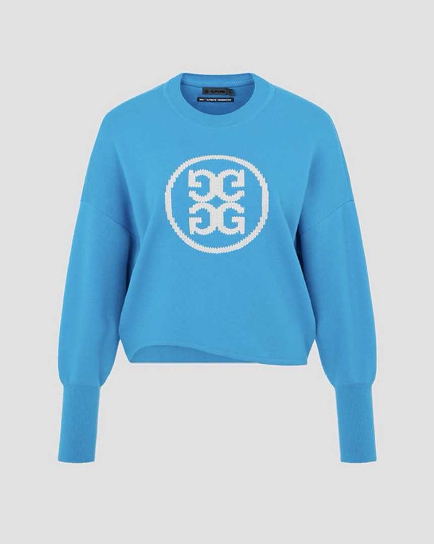 지포어 여성 써클 G’S 크루넥 매장판제품(3color)