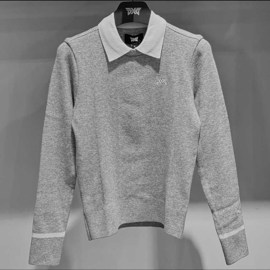PXG 여성 칼라 넥 스웨터