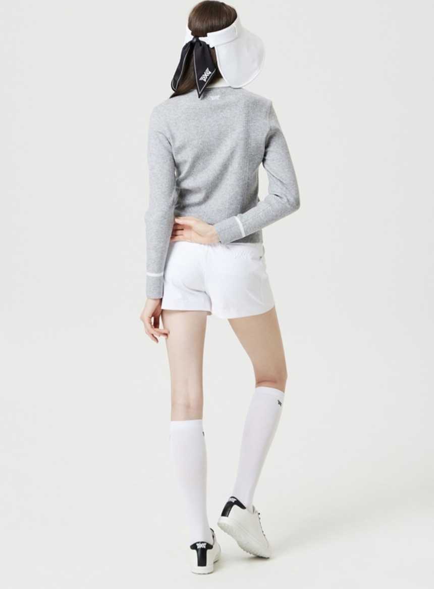 PXG 여성 칼라 넥 스웨터