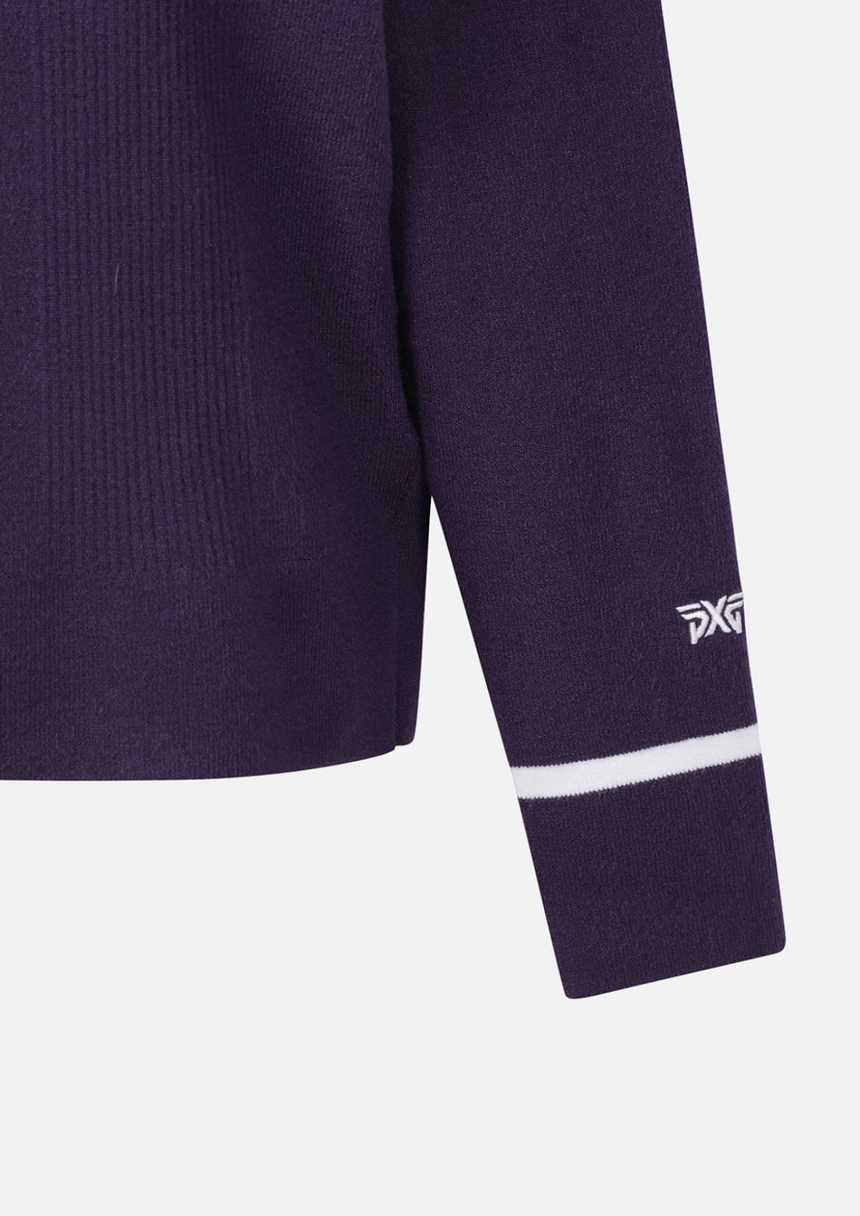 PXG 여성 칼라 넥 스웨터