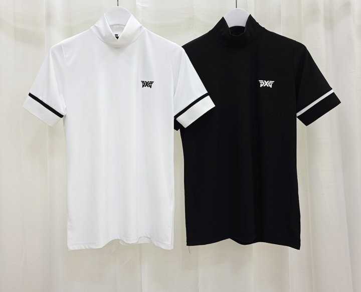 PXG 여름 여성용 골지 하이넥 셔츠(2color)