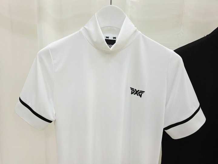 PXG 여름 여성용 골지 하이넥 셔츠(2color)