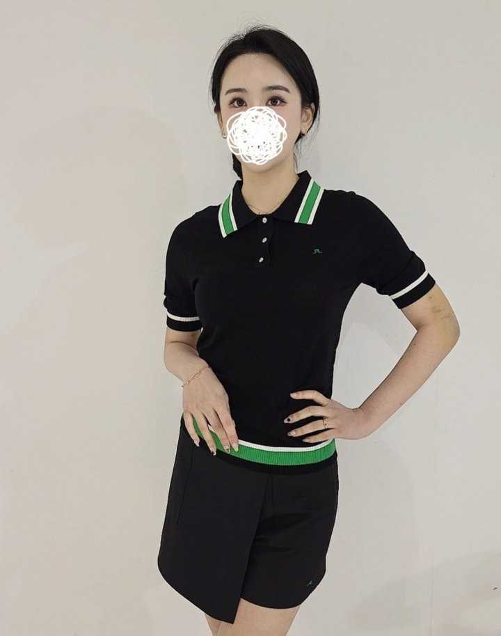 제이린드버그 여성 썸머 배색 카라 스웨터(3color)