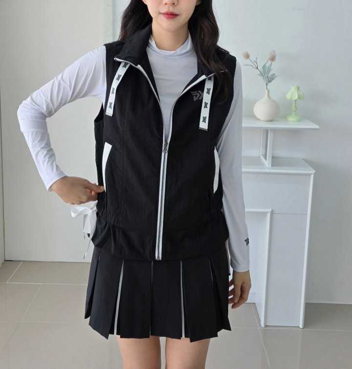 PXG 여성 후드 우븐 베스트(2color)